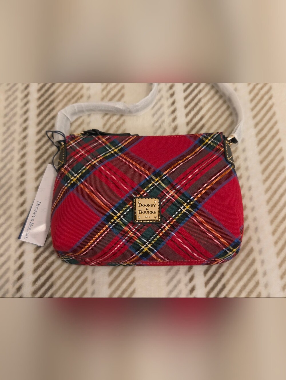 NWT Dooney & Bourke Tartan Plaid Penny Crossbody Bag